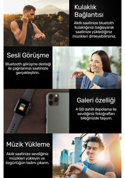 Hk9 Pro Max+ Plus Akıllı Saat - Amoled Ekran,yapay Zeka,sesli Görüşme Huawei iPhone Uyumlu Watch 8,9