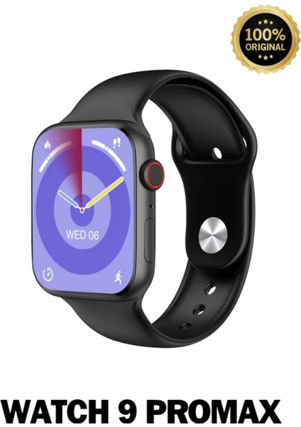 Watch 9 Pro Max Akıllı Saat 2.10 Inch Amoled Ekran Chatgpt Xiaomi Iphone Huawei Uyumlu 8