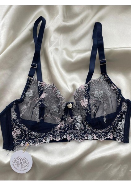 Linda Blue Mavi Sütyen Külot Iç Çamaşır Takımı fırsatları