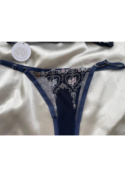 Linda Blue Mavi Sütyen Külot Iç Çamaşır Takımı indirimleri