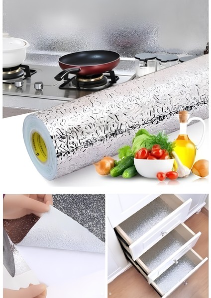 Birdoludükkan Yapışkanlı Gümüş Folyo 2 Metre