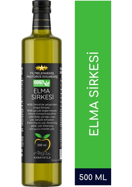Doğal Fermente Elma Sirkesi
