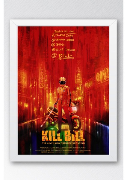 Kill Bill Çerçeveli Tablo - Film Posteri Tablo