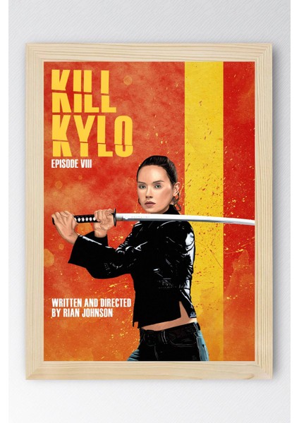 Kill Bill Çerçeveli Tablo - Film Posteri Tablo
