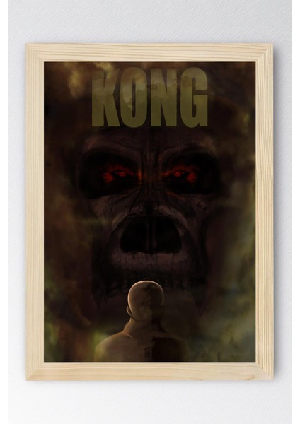 King Kong Skull Island Çerçeveli Tablo - Kafatası Adası Film Posteri Tablo