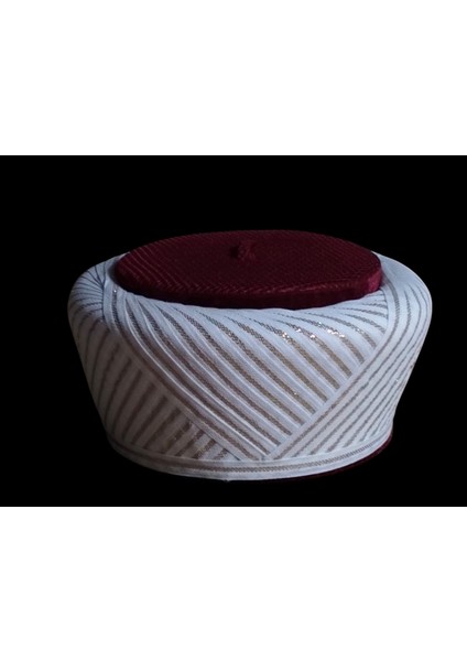 Imam Sarığı, Bordo Fileli Sarık, Sultan Sarık, Sarık, Cami, Cübbe, Fes, Takke, (S037)