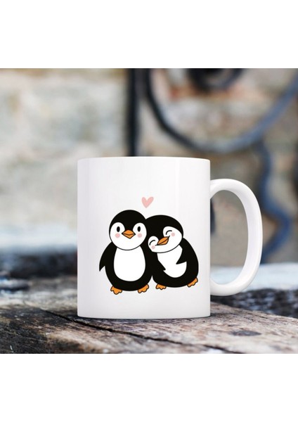 Sevgili Penguenler Kupa Bardak