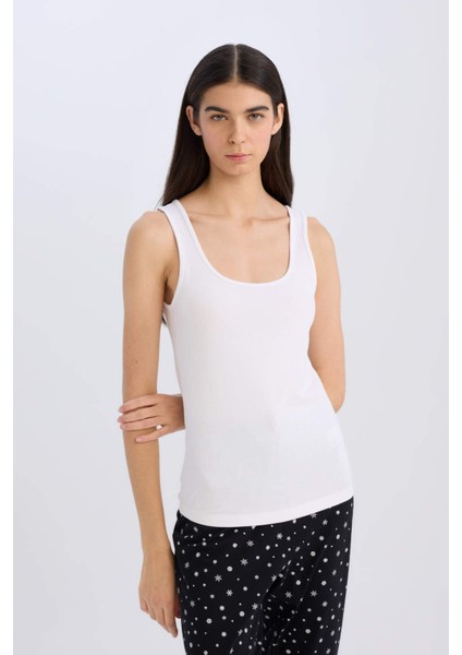 Regular Fit Pamuklu Atlet-Fall in Love R9041AZ25SP
