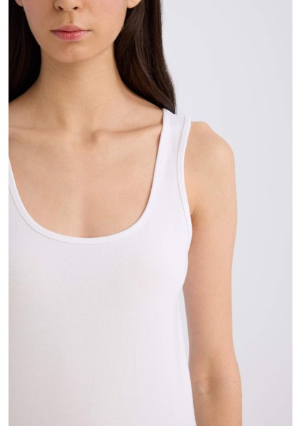 Regular Fit Pamuklu Atlet-Fall in Love R9041AZ25SP
