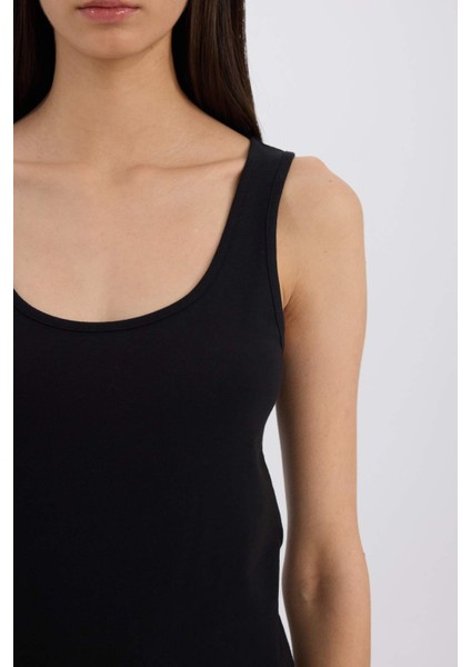 Regular Fit Pamuklu Atlet-Fall in Love R9041AZ25SP