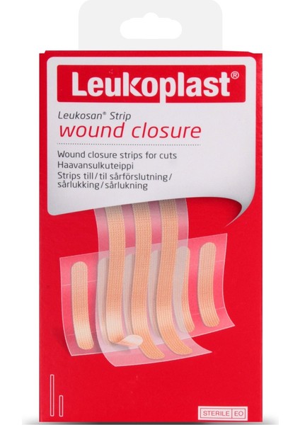 Leukosan Strip 6 mmx38 mm (6 ad.), 6 mmx75 mm (3 ad.) Yara Kapatma Şeriti fiyatları