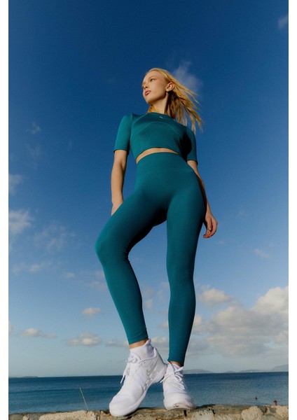 Ed 7783-09 Uzun Sporcu Tayt Petrol