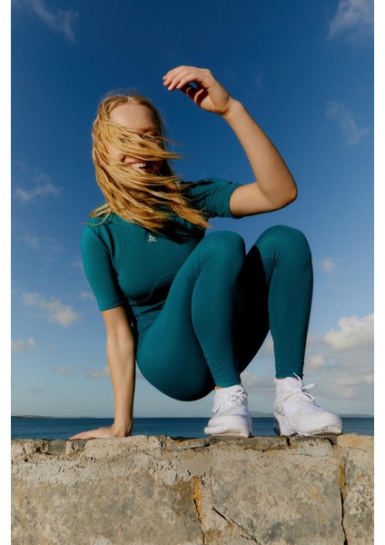 Ed 7783-09 Uzun Sporcu Tayt Petrol modelleri