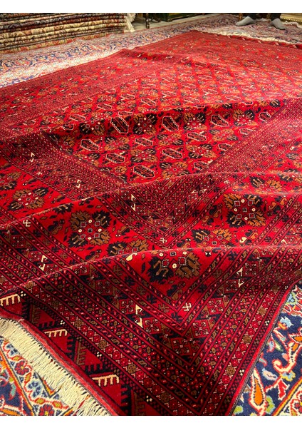 El Dokuma Afgan Bilicik Halısıdır Ebat 300 x 200