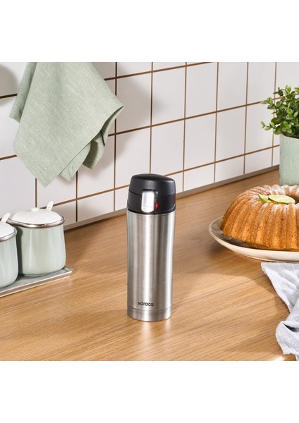 Pluton Çelik Sızdırmaz Termos 350 ml Inox