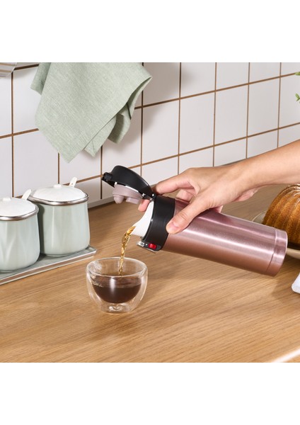 Pluton Çelik Sızdırmaz Termos 350 ml Rose Gold indirimleri