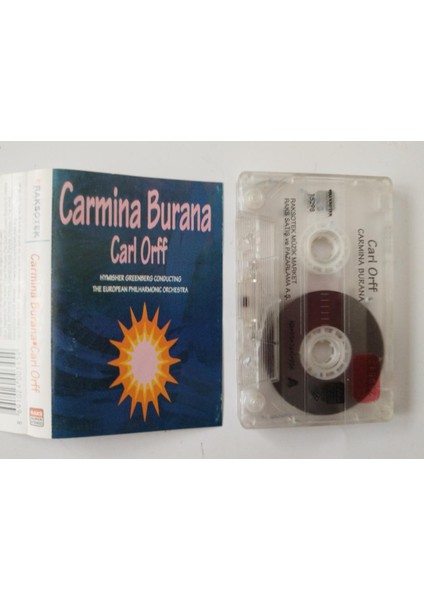 Carmina Burana - Carl Orff (1995 Türkiye Basım Kaset) 2.el