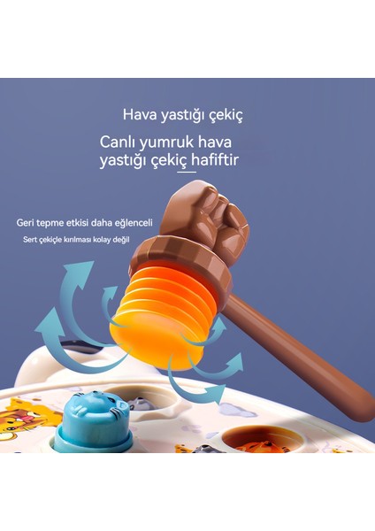 Çocuk Bulmaca Elektrikli Gopher Müzik Oyuncak (Yurt Dışından)
