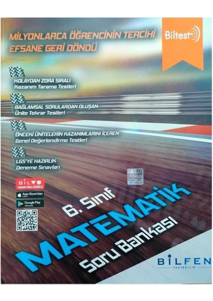 Sınıf Biltest Matematik Soru Bankası Bilfen Yayıncılık
