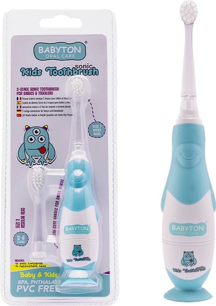 Bebekler ve Çocuklar Için Sonik Pilli Diş Fırçası