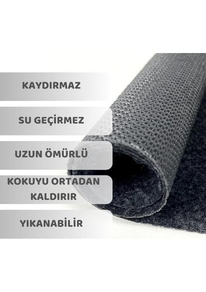 Kaydırmaz Yıkanabilir Tuvalet Halısı Emici Su Geçirmez Koku Tutmaz Dayanıklı Pisuvar Matı 6'lı (44X53)