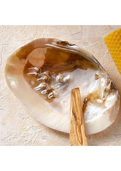 Make It Easier Macabeli Enerji ve Arınma Seti (Incili Sedef Deniz Kabuğutütsülük + Palo Santo Tütsü + Balmumu Mum + Adaçayı Tütsü Demeti + Kese Tuz) (Adaçayı Seti) modelleri