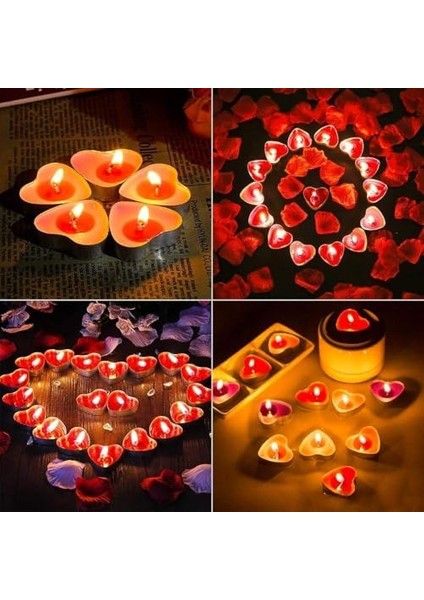 Tea Light Mum 16 Adet Romantik Mum fiyatları