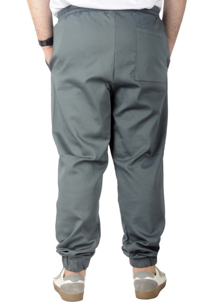 Mode Xl Büyük Beden Erkek Keten Jogger Bahar 21911B Antrasit fırsatları