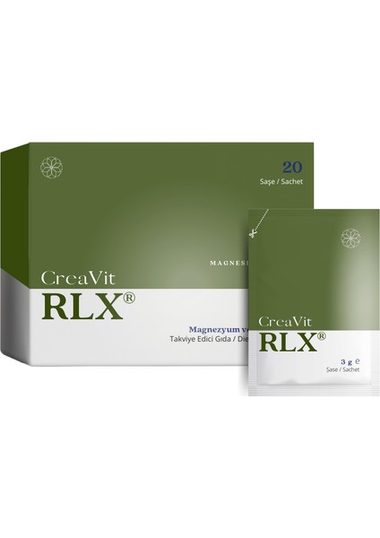 Rlx Magnezyum + B6 60 gr x 20 Sase