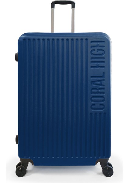 Abs Lacivert Büyük Boy Valiz 16408