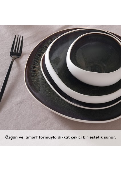 Red Carpet Collection Earth Collection Galactic White 59 Parça 12 Kişilik Yemek Takımı