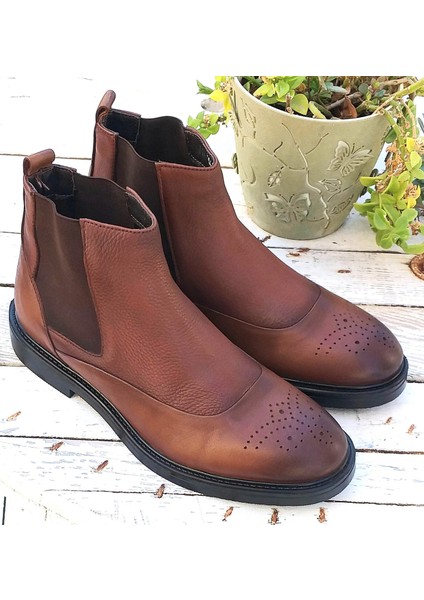 Marcomen 16163 Erkek Deri Klasik Chelsea Bot