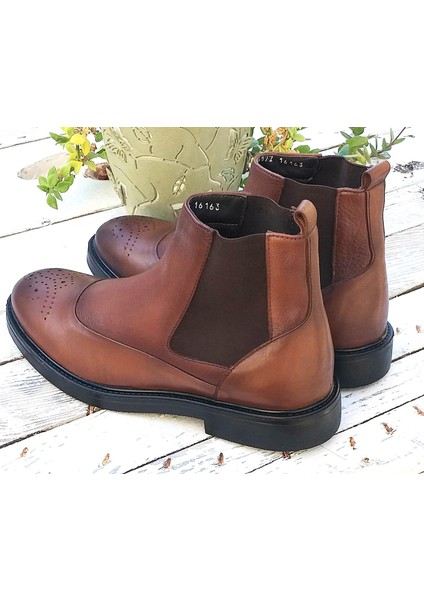 Marcomen 16163 Erkek Deri Klasik Chelsea Bot indirimleri