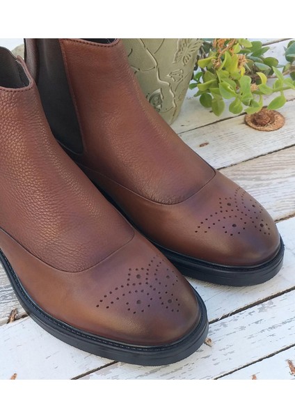 Marcomen 16163 Erkek Deri Klasik Chelsea Bot