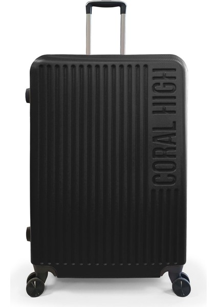 Abs Siyah Büyük Boy Valiz 16403