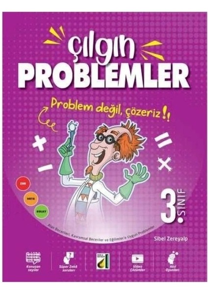 Damla Yayınları Çılgın Problemler 3.sınıf