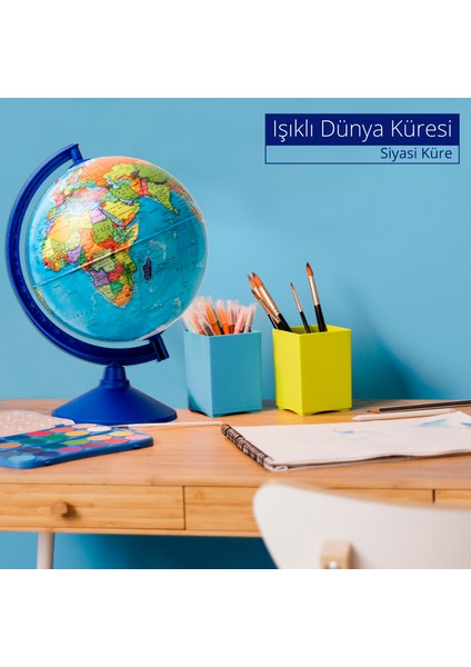 Gürbüz Eco 47403 Işıklı Siyasi Dünya Küresi 30 cm