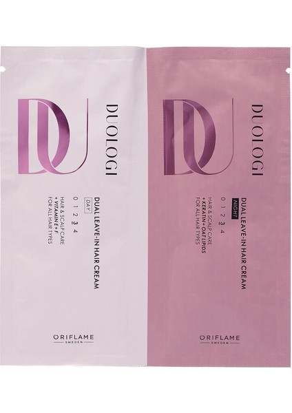 Duologı Slikon Içermeyen Elektriklenmeyi Azaltan Durulanmayan Gece Gündüz Saç Kremi 24ML