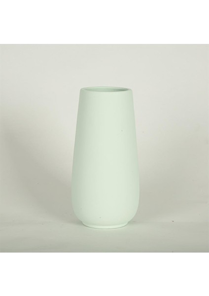 Yassı Vazo Beyaz AK.EVD0176