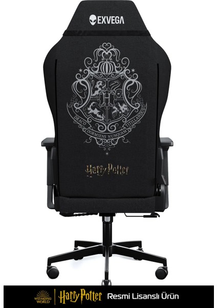 Andromeda 2025 Harry Potter Hogwarts Crest Edition Masajlı Oyuncu Koltuğu Dokuma Kumaş