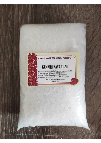 Çankırı Kaya Tuzu (5 kg) İri Değirmenlik Katkısız ve Doğal