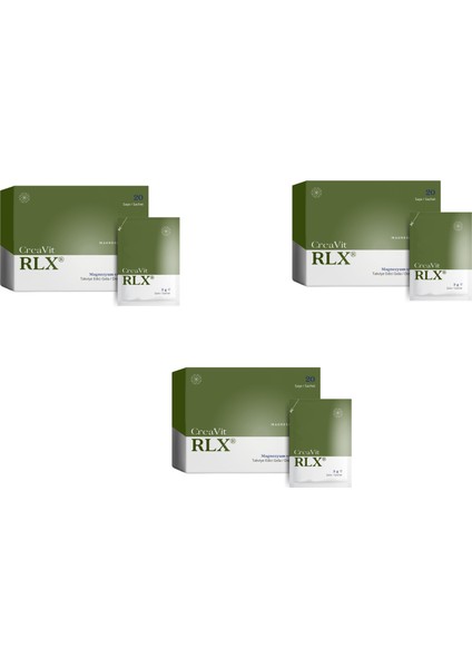 Rlx Magnezyum + B6 Vitamini 20 Saşe 3 Adet