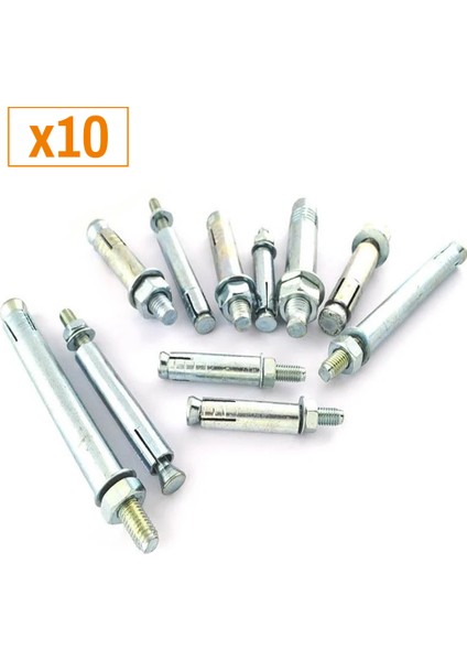 M10* 85 Borulu Dübel (10 Adet)