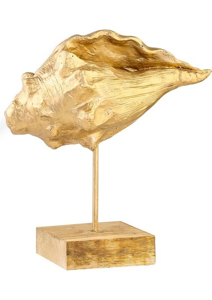 Gold Istiridye Biblo 13*24*26 cm