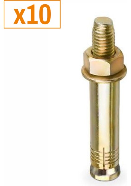 M10* 110 Borulu Dübel (10 Adet)
