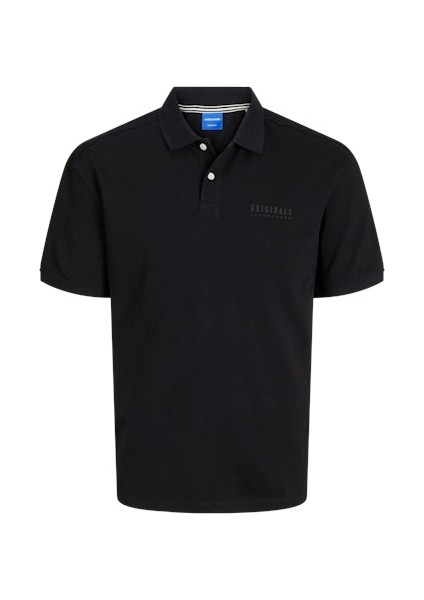 Jack Jones Erkek Jorfrederiksberg Polo Yaka Siyah Tişört 12278511