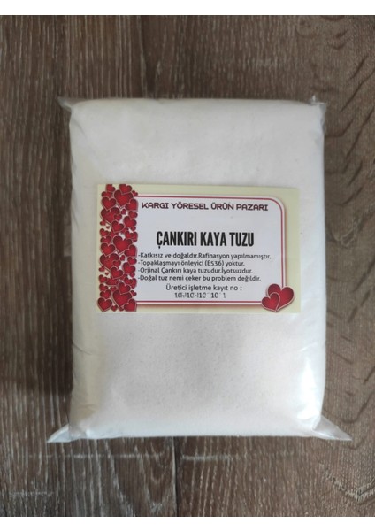 Çankırı Kaya Tuzu (5 kg) İnce Öğütülmüş Katkısız ve Doğal