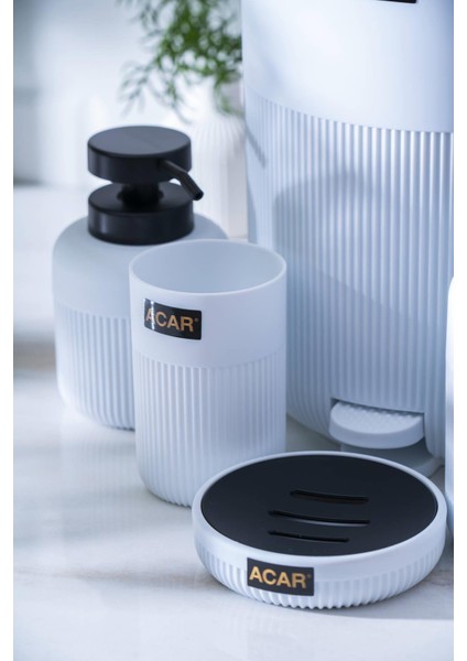 Astoria Akrilik 5 Parça Banyo Seti - Beyaz fiyatları