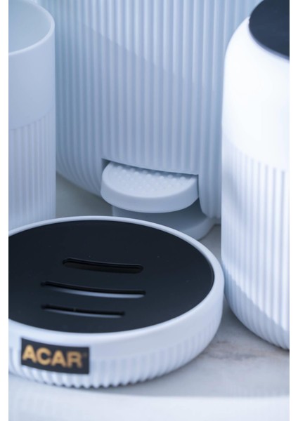 Astoria Akrilik 5 Parça Banyo Seti - Beyaz modelleri