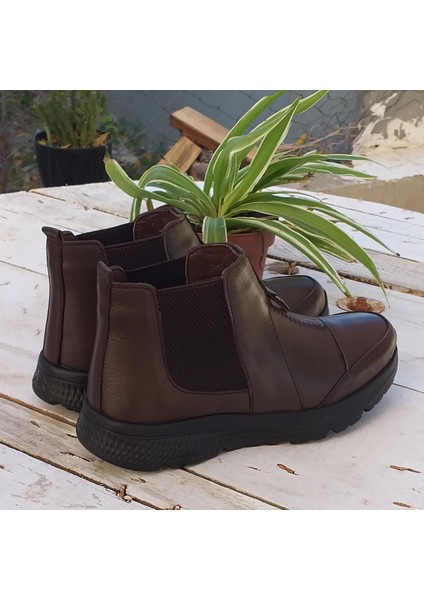 Kuum K1431231 Kadın Deri Ultra Hafif Anatomik Comfort Taban Günlük Bot